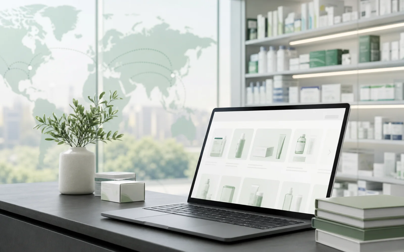 Pharmacy commerce atmosphere